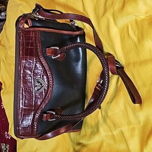 Signature Brighton leather bag, matching hang tags